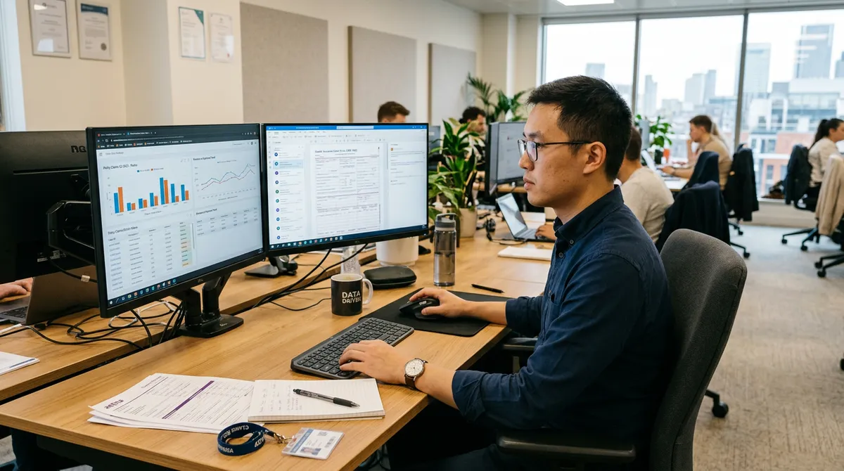 Analiza dokumentów przy komputerze